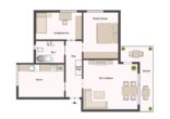 Ländliches Wohnen in den Vierlanden: "Gemütliche 3-Zimmer-Dachgeschosswohnung in Hamburg-Curslack" - 1. Obergeschoss
