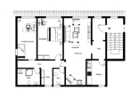 Grundriss - Großzügiges Wohnen:„Gemütliche 3‑Zimmer-Wohnung im Herzen von Aumühle“