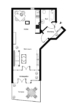 Erdgeschoss - Modernes 1‑Zimmer-Appartment mit Terrasse, Keller und Tiefgaragenstellplatz – vermietet -