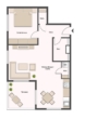 Grundriss - Mit unverbautem Blick auf die Elbe: „Hochwertige 2‑Zimmer-Penthouse-Wohnung in Geesthacht“