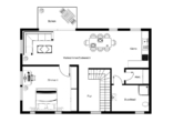 Grundriss - Naturnah mit Loftcharakter: „Geräumige 2‑Zimmer-Wohnung in unmittelbarer Seenähe“